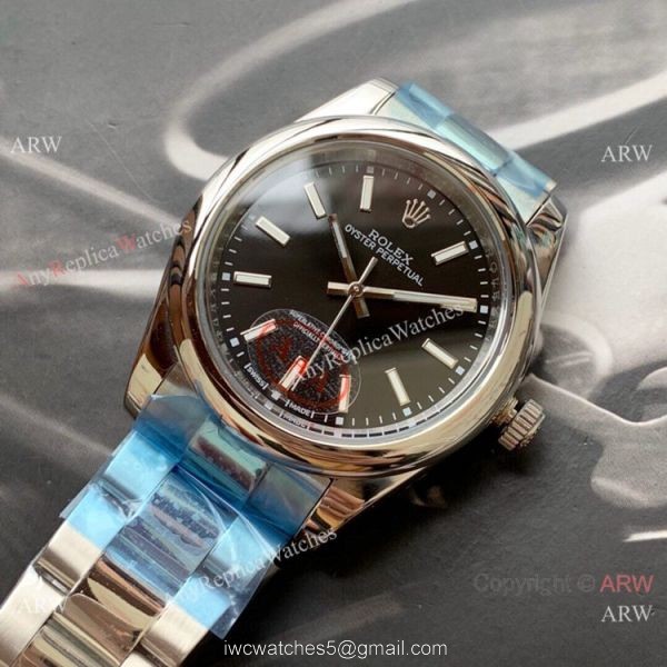 Copy Rolex Oyster Perpetual 41mm Watches Silver Dial Stainless Steel