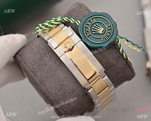 Copy Rolex Cosmograph Daytona 40 Watch Brown Dial with Diamond Markers