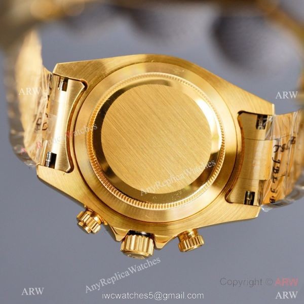 Swiss Quality Daytona Rolex Copy Watch Ceramic Bezel Yellow Gold 40mm