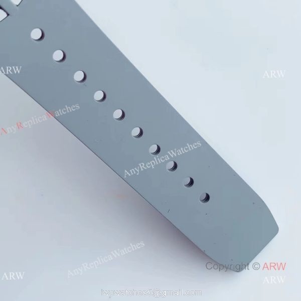 V2 NEW UPGRADED KV Factory Richard Mille RM011 Carbon Case Grey Rubber Band Mens Watch Best Replica