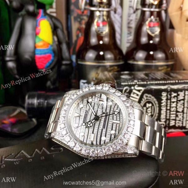 Rolex GMT-Master II Yellow Gold Diamond Case Watch New Replica