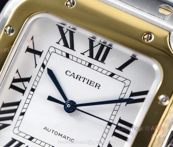 QuickSwitch Copy Cartier Santos Automatic Watch For Men