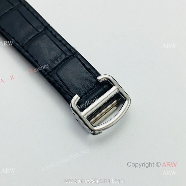 (EGF) New Replica Ronde De Cartier Stainless Steel White Dial Diamond Watches