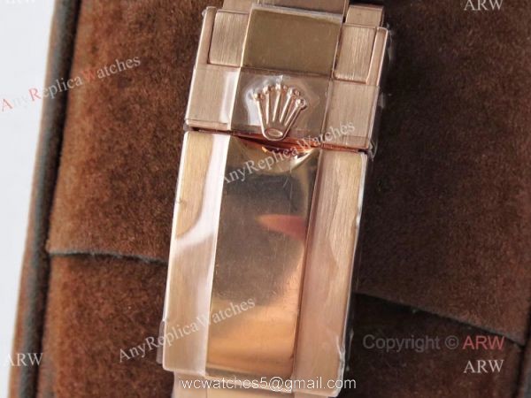 VR Factory Max Version Rolex GMT Root Beer Real 18k Rose Gold Swiss Replica Watch