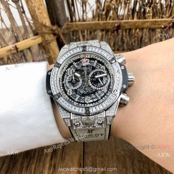 AAA Replica Hublot Big Bang Unico Sapphire Iced Out Watches