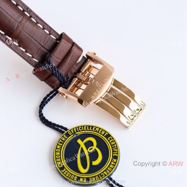 GF Factory Breitling Premier Chronograph B01 Watch A7750 Rose Gold