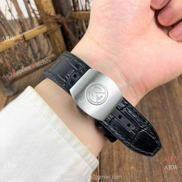 Copy Franck Muller Vanguard Classical V45 Watch Ss Black Gummy Strap
