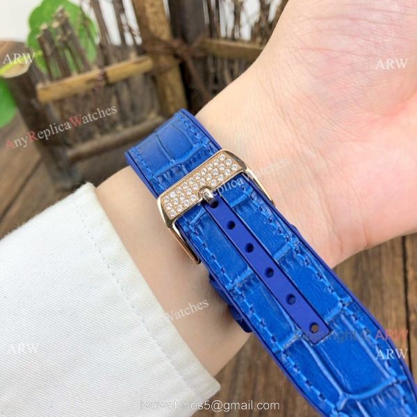 Fake Franck Muller Vanguard Yachting Rose Gold Blue Chronograph Watch 44mm