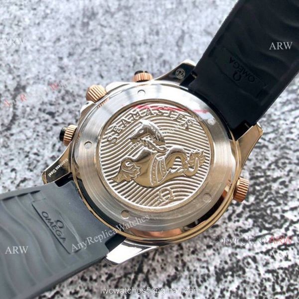 Omega Seamaster 300M Chronograph 2-Tone Rose Gold Omega Clone Watch