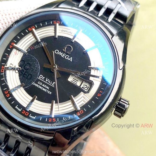 Replica Omega De Ville Hour Vision Brown Dial Watches 41MM