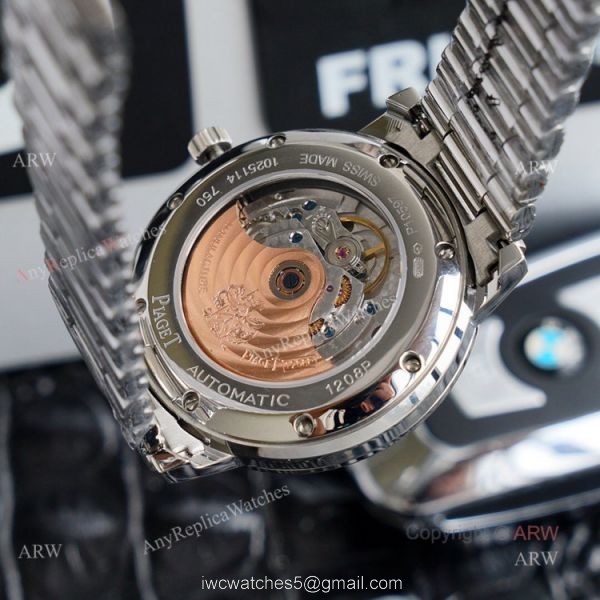 New Piaget Altiplano Two Time Zone Stainless Steel Replica Watch 41mm