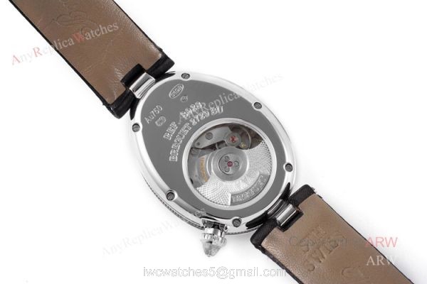 Replica Breguet Reine De Naples Watch White Roman Numberals With Diamond Bezel