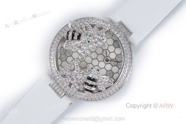 Swiss Replica Cartier Le Cirque Animalier De Cartier With Bees Decor Diamond Watch