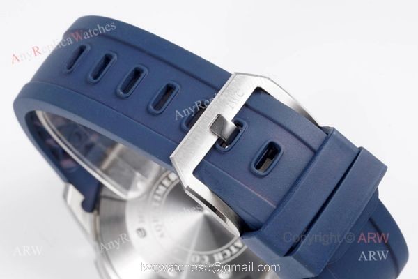 Best Replica IWC Aquatimer Chronograph Blue Watch with Swiss Asia 7750