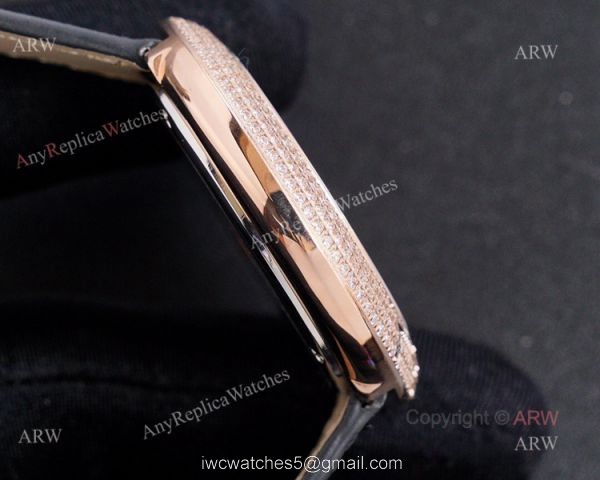 Swiss Copy Cartier Panther Rose Gold Diamond Watch For Men