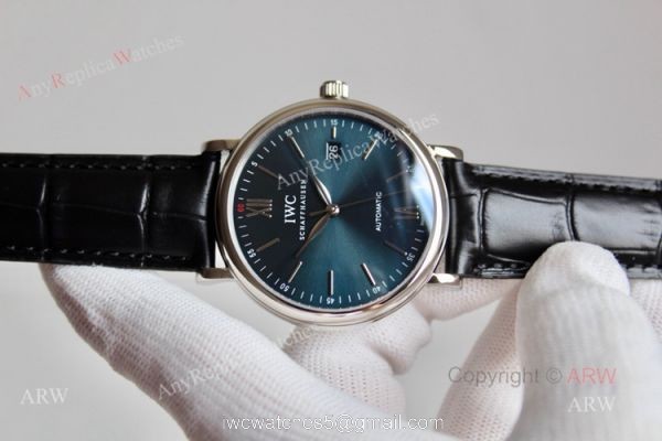 High Quality IWC Portofino Automatic Blue Dial Replica Watch