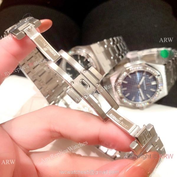 Copy Audemars Piguet Royal Oak Lady Watches SS Diamond Bezel