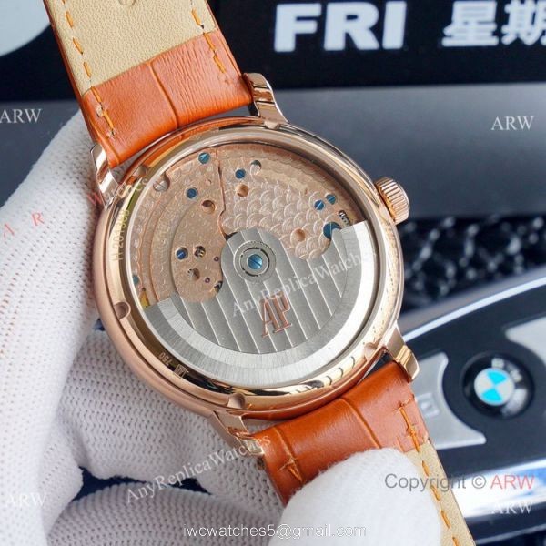 Replica Audemars Piguet Royal Millenary Rose Gold Skeleton Watches