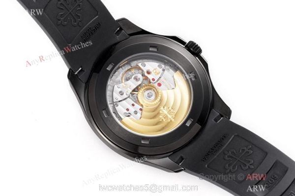Swiss 1:1 Patek Philippe Aquanaut Series Watch DLC Carbon Case Swiss Cal324