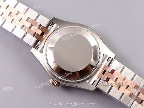 (TW) Swiss Grade Rolex Datejust 31mm Rolex Jubilee Rose Gold Mother Of Pearl