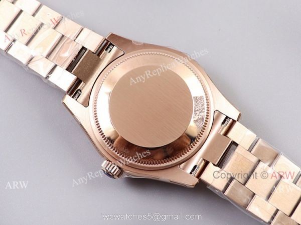 (TW) Swiss Fake Presidential Rolex Oyster Perpetual Datejust 31mm Watch Chocolate with Roman Dial