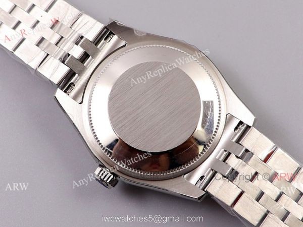 (TW) Swiss Clone Rolex Datejust Oyster Perpetual 31MM Watch Blue Diamond Bezel