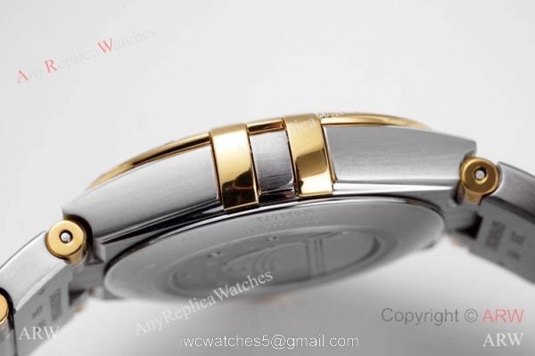 NEW! Swiss Copy Omega Constellation 2-Tone Watch 28mm Quartz