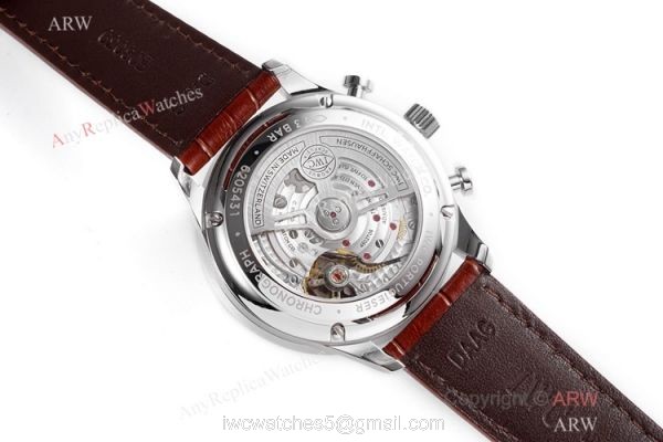 New! Swiss Copy IWC Schaffhausen Portugieser Watch White Chronograph Dial