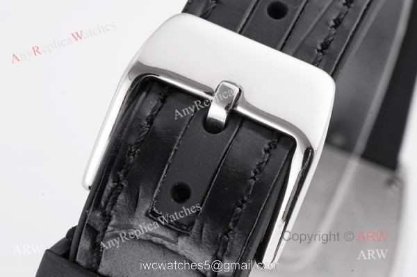 New V32 Franck Muller Vanguard Women Watch Replia with Black Leather Band