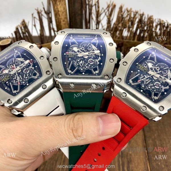 Best Quality Replica RM35-02 Rafael Nadal Mens Watches SS Orange Rubber