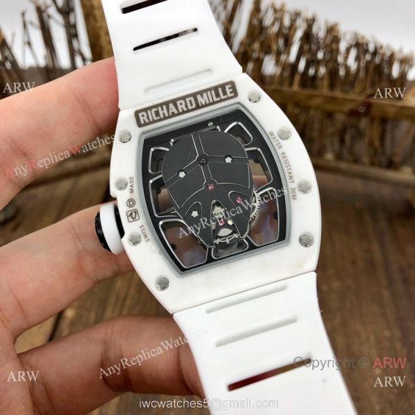 NEW! Copy Richard Mille RM52-06 Tourbillon Mask Watches Ceramic Case