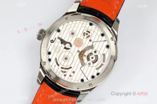 New! Swiss Replica IWC Portugieser Constant Force Tourbillon Watch Blue Dial