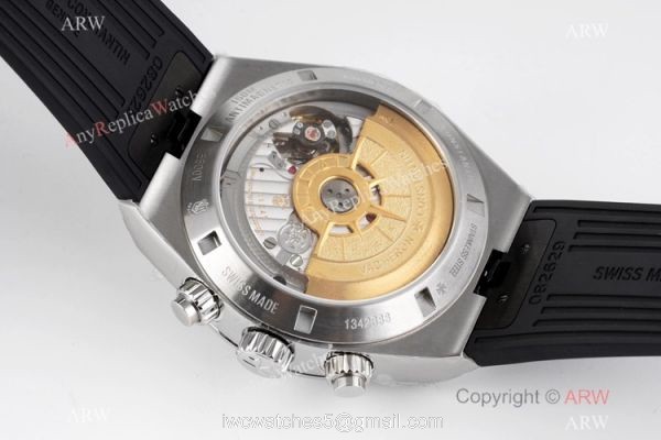 Super Clone Vacheron Constantin Overseas Chronograph Black Dial Watch