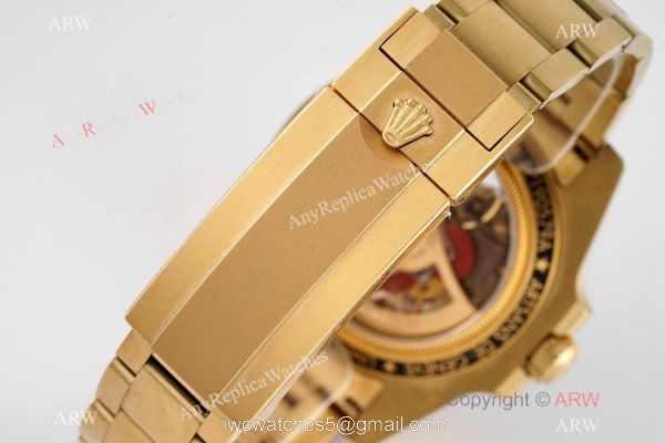 VR-Factory MAX 1:1 Best Edition Rolex Andrea Pirlo Submariner Swiss 3130 Watch Yellow Gold