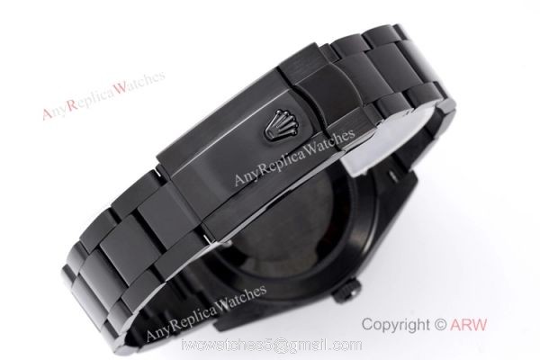 VR-Factory Rolex Oyster Datejust II Black Venom Watch Blue Diamond 41mm