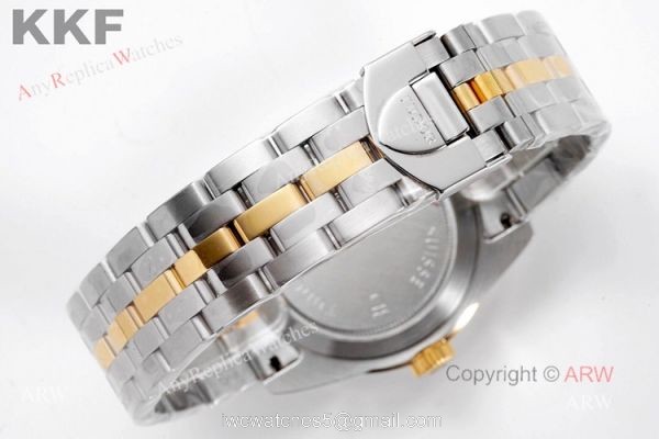 Swiss Replica Tudor Glamour Day Date 39mm White Dial Watch With Stick Markers