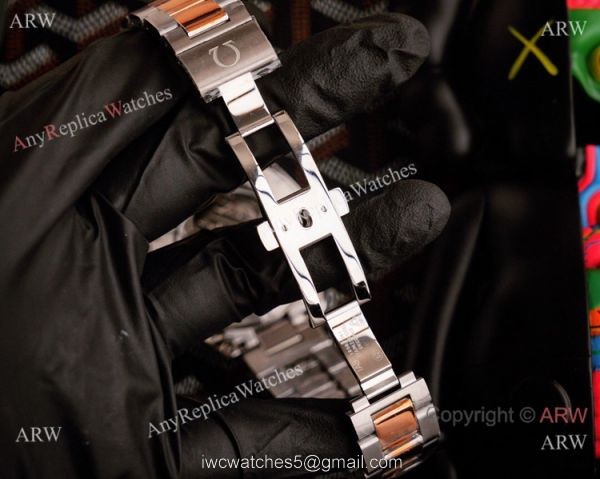 Best Quality Omega Speedmaster Racing Watches Two Tone Rose Gold