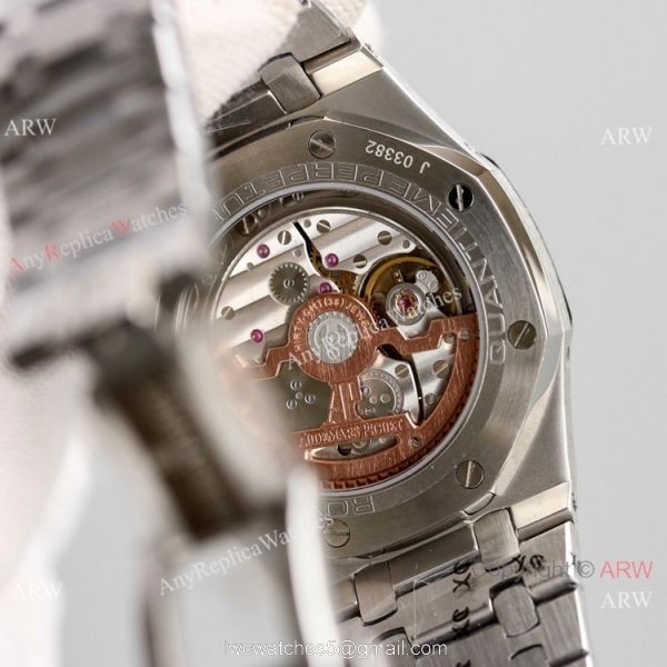 Swiss Model Audemars Piguet Royal Oak Moon Phase Watch 41mm Solid Black