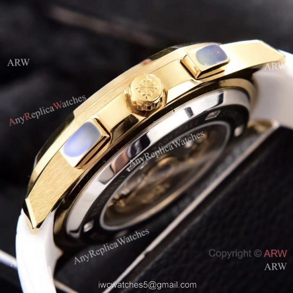 Patek Philippe Aquanaut Engraving Watches Brown Gradient Dial 42mm