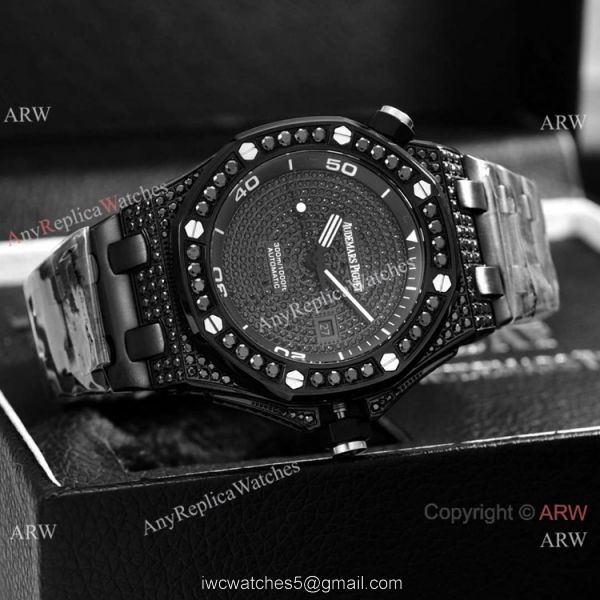 Clone Audemars Piguet Diver Automatic Watches Diamond Case and Face