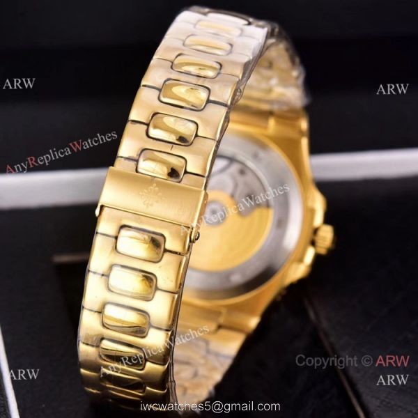 Knockoff Patek Philippe Nautilus Moon Phase Red Gradient Dial Watches 40mm