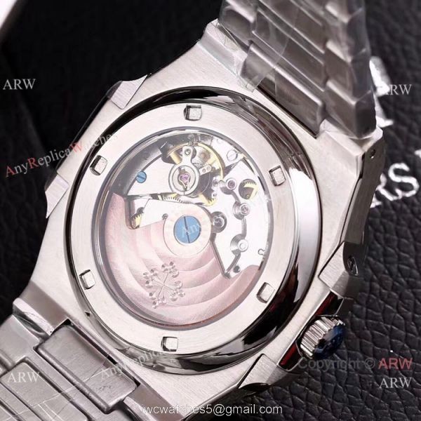 Knockoff Patek Philippe Nautilus 40mm Watches Blue Face Stainless Steel