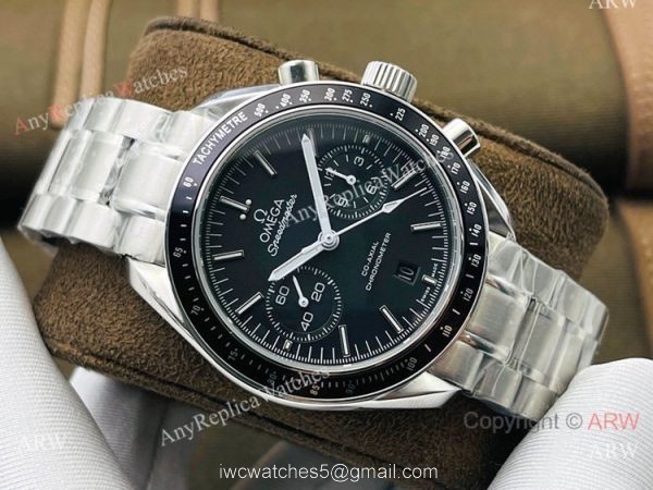 TW Swiss Replica Omega Speedmaster Chrono Watch Stainless Steel Case 40mm