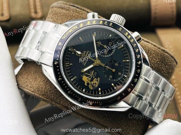 2021 New TW Factory Omega Speedmaster Chrono Men Watch Stainless Steel Case