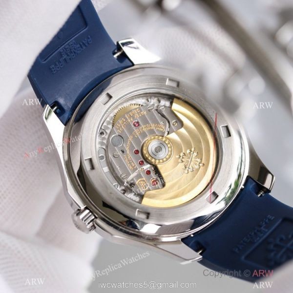 Swiss Knockoff Patek Philippe Aquanaut 324 S C Watch Blue Gradient Dial Rubber Strap