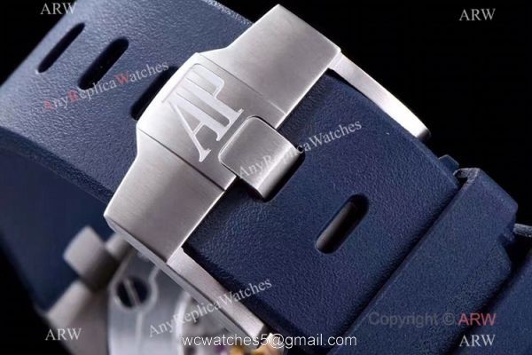 JF Factory V8 1:1 Best Audemars Piguet Divers Copy Watch Blue Dial