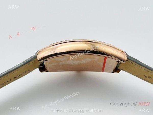 Highest Quality Copy Franck Muller Lady Cintree Curvex Rose Gold Watches Swiss Quartz