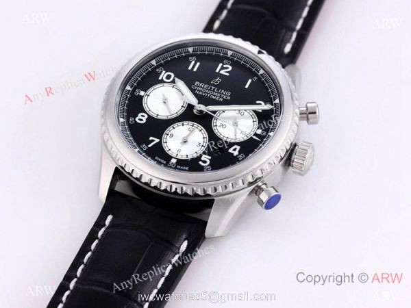 2021 New! Breitling Premier B01 Chronograph Swiss 7750 Watch Leather Strap