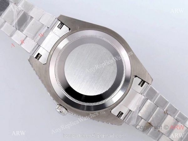 Iced Out Rolex New Oyster Perpetual Pearlmaster 39 Copy Watch Roman Markers
