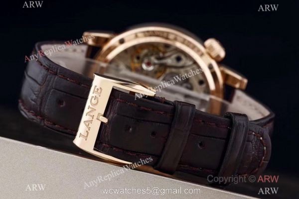 Swiss Grade Replica A. Lange S?hne Zeitwerk Striking time Watch Rose Gold
